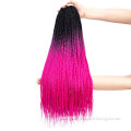 High Temperature Fiber Synthetic Wholesale Box Braids Crochet Twist Synthetic Hair For Braiding